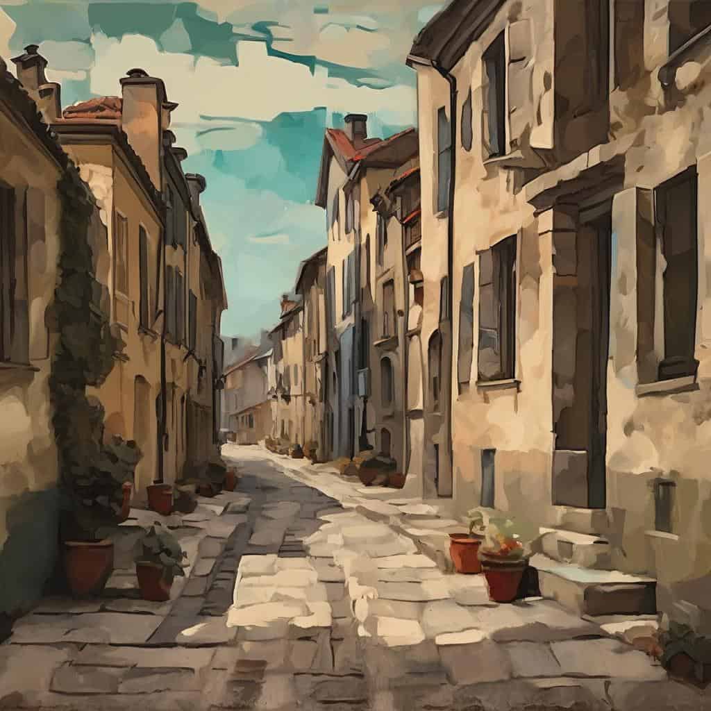 Παλιό σοκάκι στην Ελλάδα, έργα τέχνης που αφήνουν το στίγμα τους στην πολιτιστική κληρονομιά.